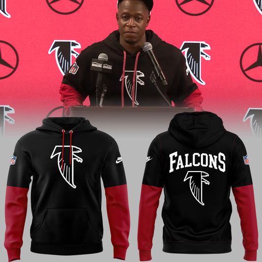 Atlanta Falcons 2025 Limited Edition Throwback Black Hoodie