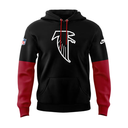 Atlanta Falcons 2025 Limited Edition Throwback Black Hoodie