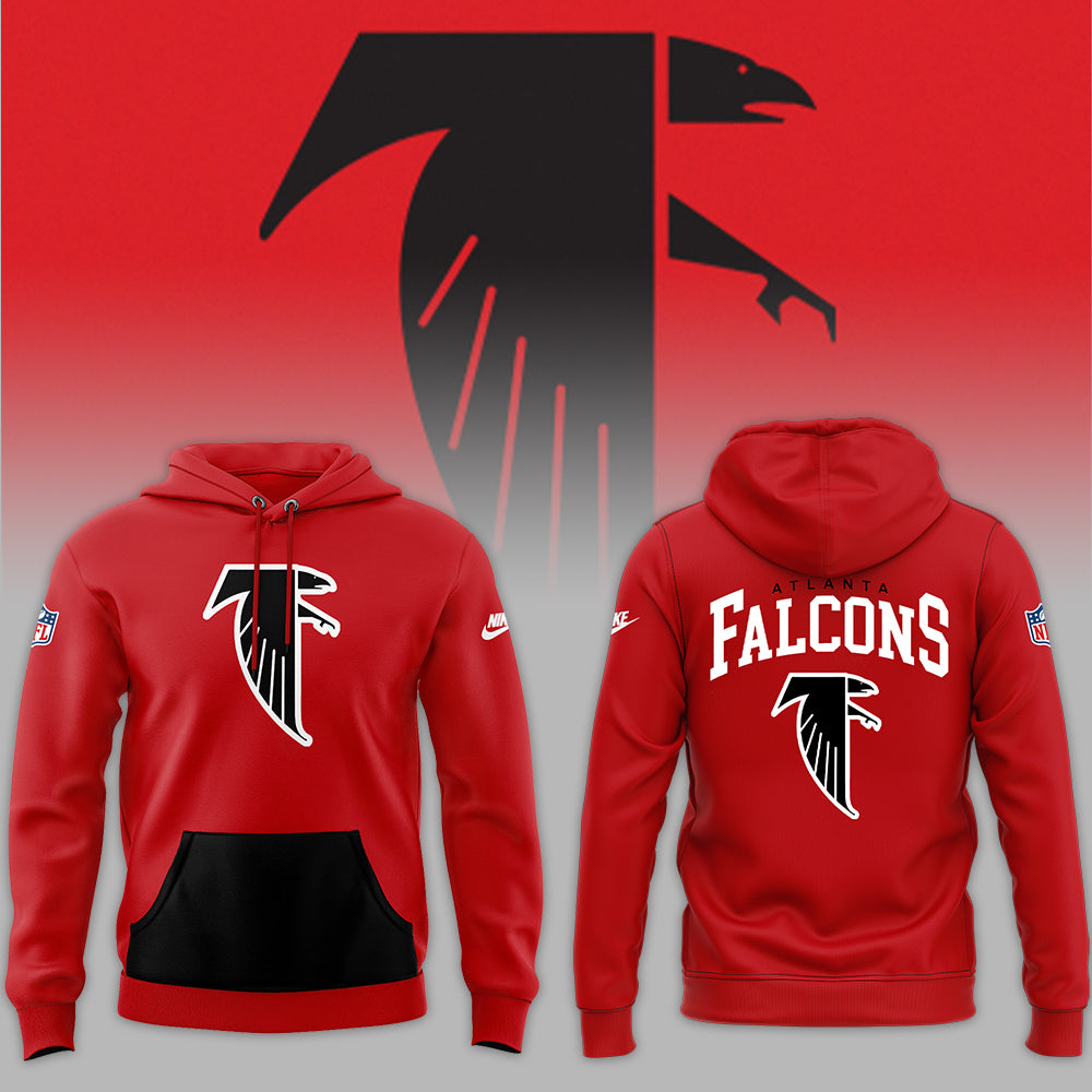 Atlanta Falcons 2025 Limited Edition Throwback Red Hoodie