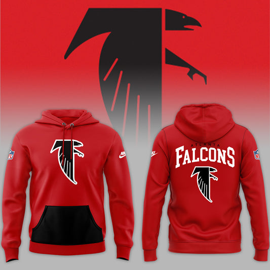 Atlanta Falcons 2025 Limited Edition Throwback Red Hoodie