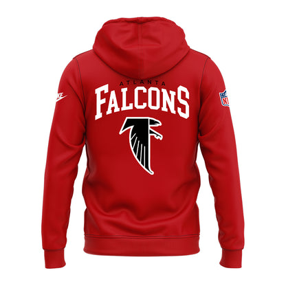 Atlanta Falcons 2025 Limited Edition Throwback Red Hoodie