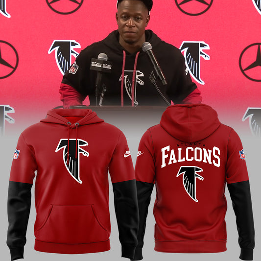 Atlanta Falcons 2025 Limited Edition Throwback Red Hoodie