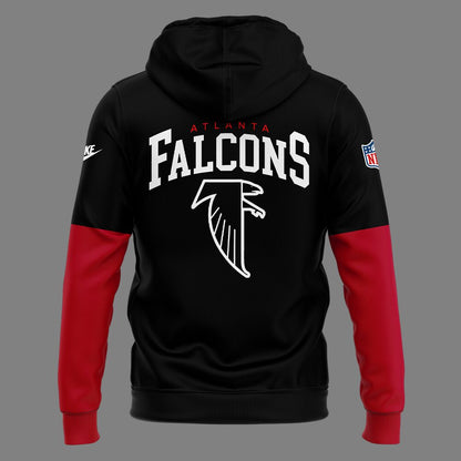 Atlanta Falcons 2025 Limited Edition Throwback Black Hoodie