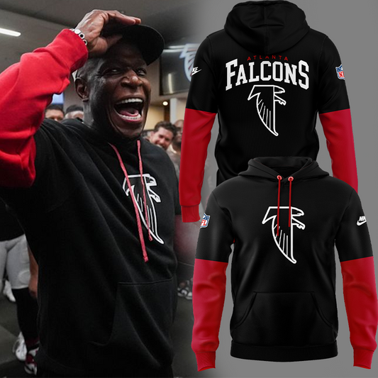Atlanta Falcons 2025 Limited Edition Throwback Black Hoodie