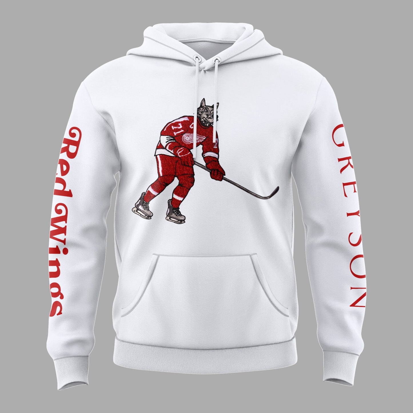 Greyson x Detroit Red Wings White Hoodie