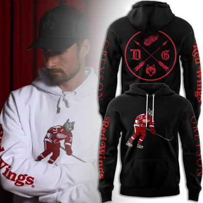 Greyson x Detroit Red Wings Dark Hoodie