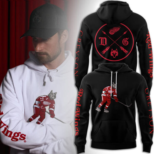 Greyson x Detroit Red Wings Dark Hoodie
