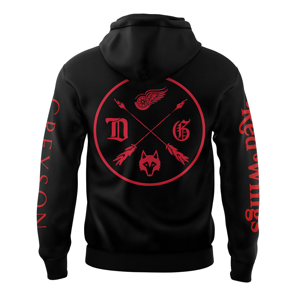 Greyson x Detroit Red Wings Dark Hoodie