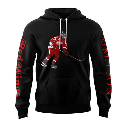 Greyson x Detroit Red Wings Dark Hoodie