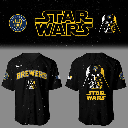 Brewers Baseball 2025 Limited "Brewers x Stars Wars" Black Jersey-PU25030712