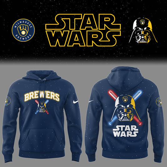 Brewers Baseball 2025 Limited "Brewers x Stars Wars" Navy Hoodie-PU25031304
