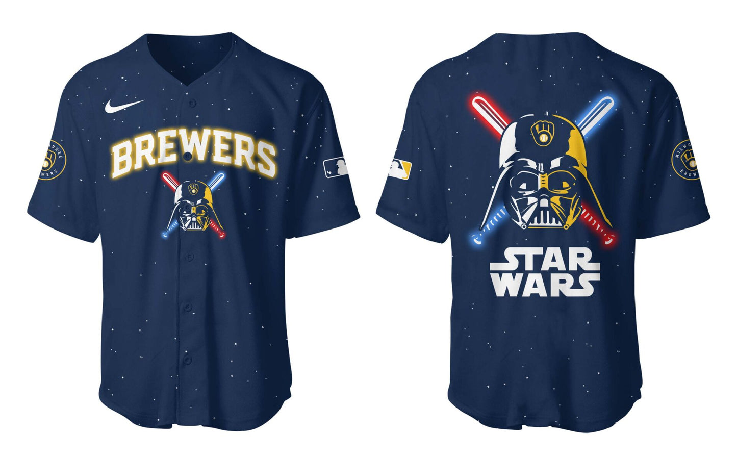 Brewers Baseball 2025 Limited "Brewers x Stars Wars" Navy Jersey-PU25031305