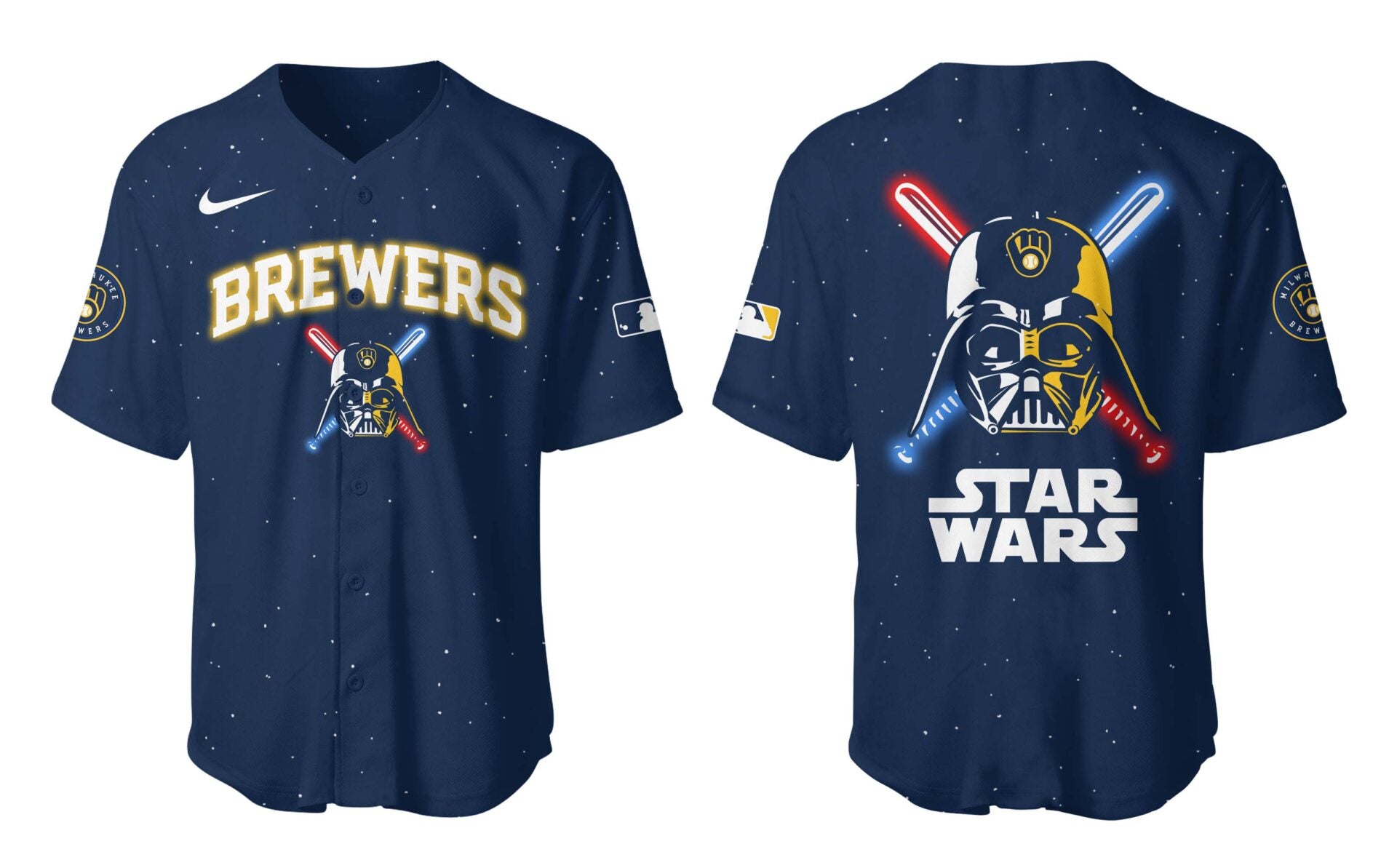 Brewers Baseball 2025 Limited "Brewers x Stars Wars" Navy Jersey-PU25031305