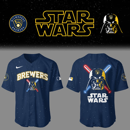 Brewers Baseball 2025 Limited "Brewers x Stars Wars" Navy Jersey-PU25031305