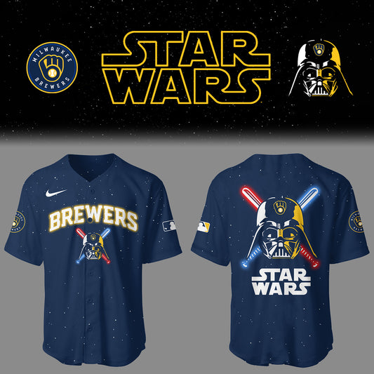 Brewers Baseball 2025 Limited "Brewers x Stars Wars" Navy Jersey-PU25031305