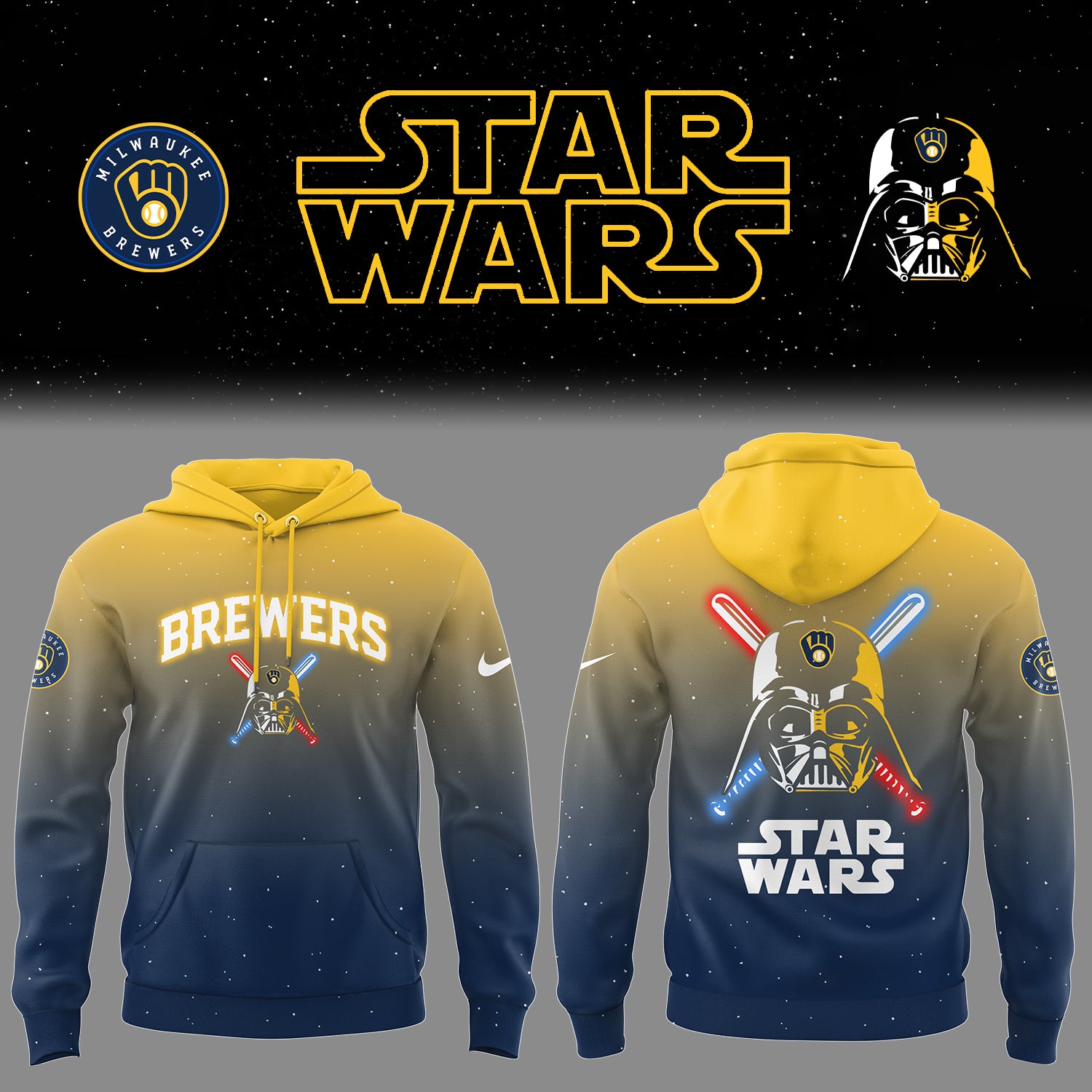 Brewers Baseball 2025 Limited "Brewers x Stars Wars" Hoodie-PU25031312