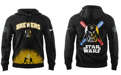 Brewers Baseball 2025 Limited "Brewers x Stars Wars" Black Hoodie-PU25031315