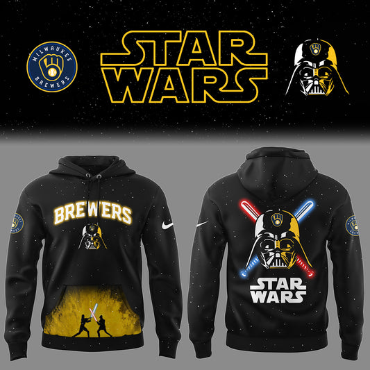 Brewers Baseball 2025 Limited "Brewers x Stars Wars" Black Hoodie-PU25031315