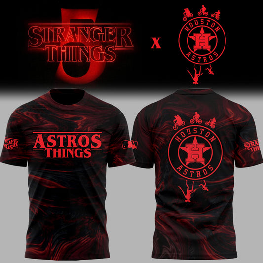 Limited Edition Astros Baseball Stranger Things Night TShirt-PU25071712