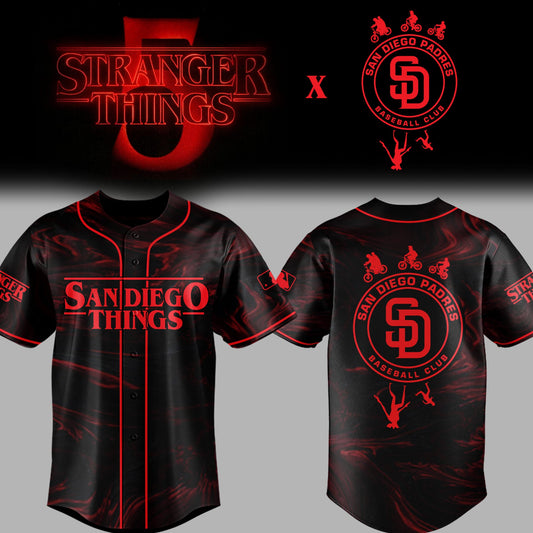 Limited Edition Baseball Stranger Things Night Jersey Baseball