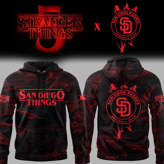 Limited Edition Baseball Stranger Things Night Hoodie