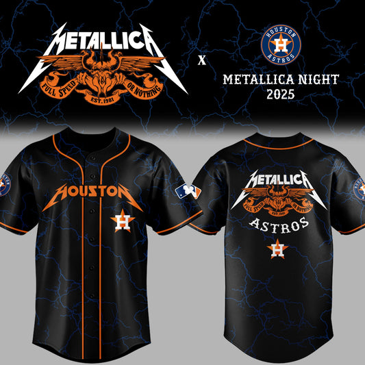 Limited Edition Astros Baseball MTLC Night Black Jersey-PU25071740