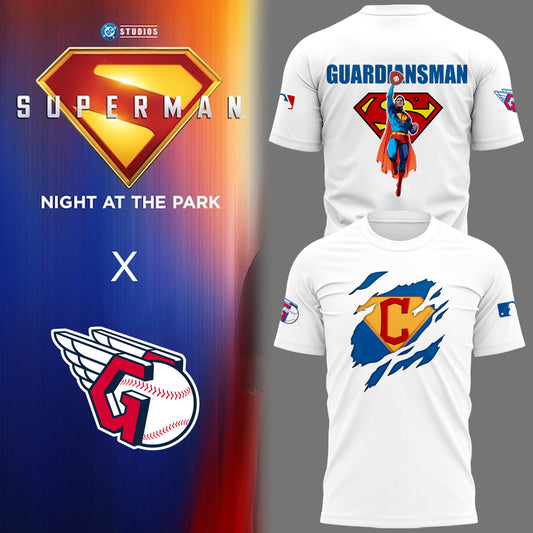 Limited Edition Guardians Baseball Superman Night T-Shirt