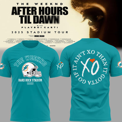 Limited Edition Dolphins Football ‘After Hours til Dawn Tour’ W TShirt-PU25081711