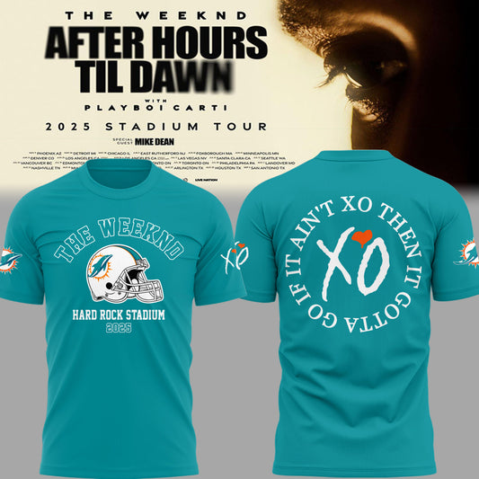 Limited Edition Dolphins Football ‘After Hours til Dawn Tour’ W TShirt-PU25081711