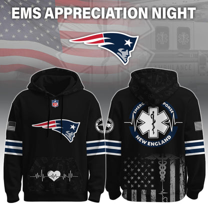 New England Patriots x EMS Appreciation Night Game Hoodie