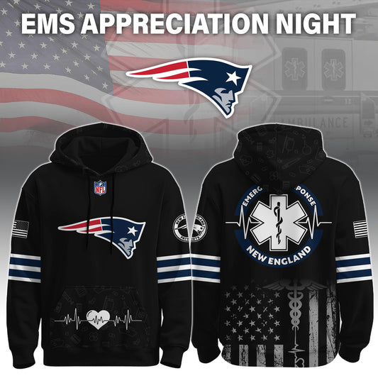 New England Patriots x EMS Appreciation Night Game Hoodie