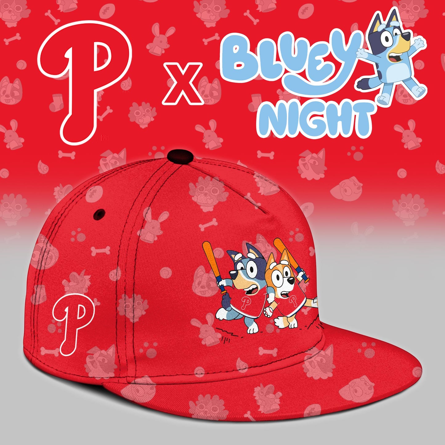 Philadelphia Phillies 2025 Bluey Night Game Limited Jersey | CL55