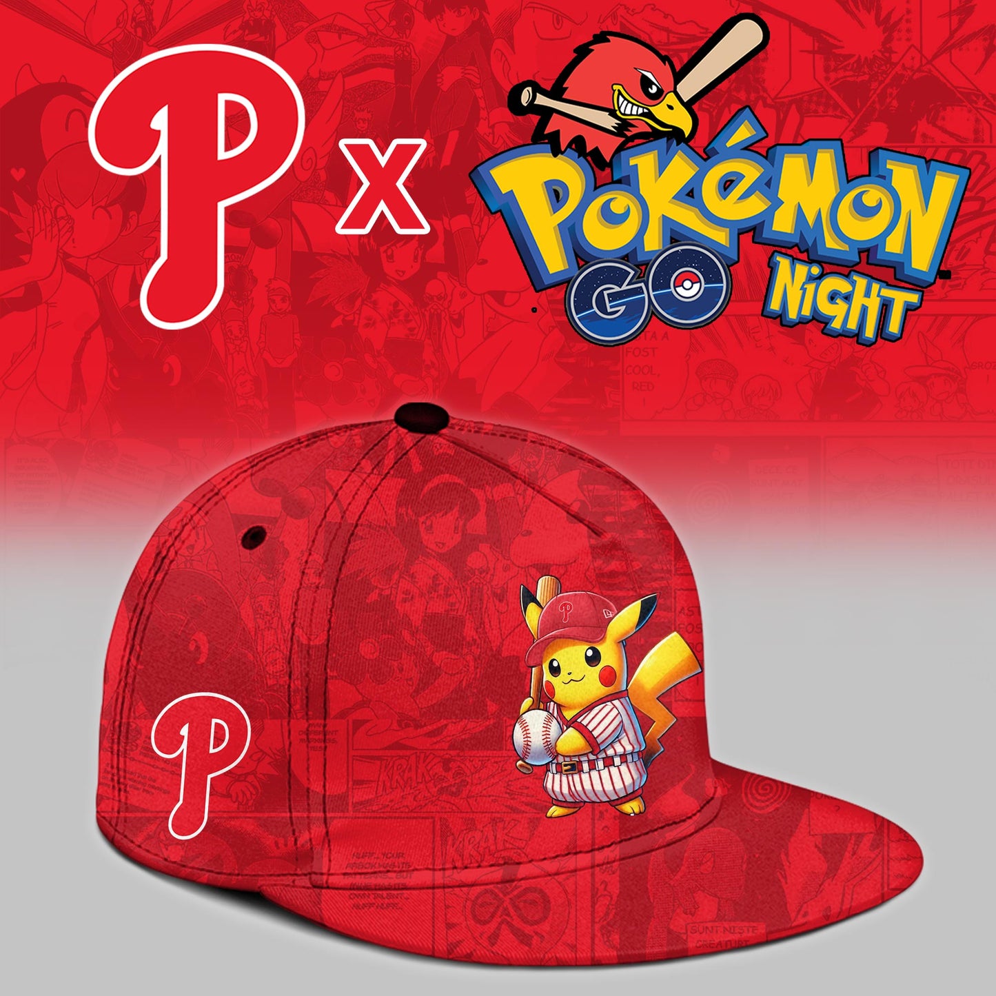 Philadelphia Phillies 2025 Pokémon GO Night Limited Jersey | SE30