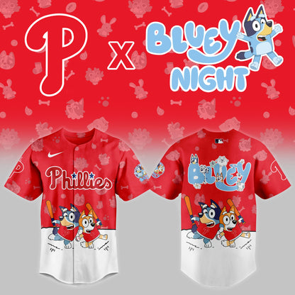 Philadelphia Phillies 2025 Bluey Night Game Limited Jersey | CL55