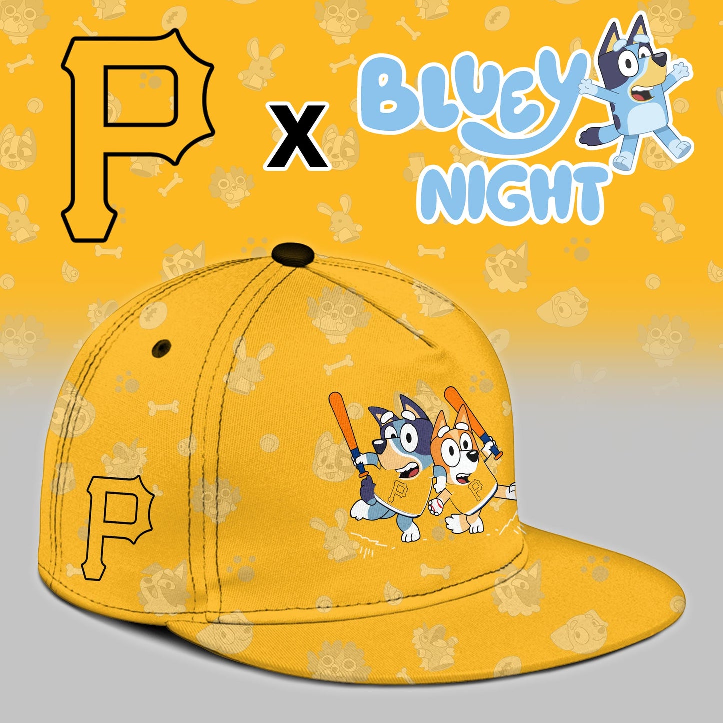 Pittsburgh Pirates 2025 Bluey Night Event Limited Jersey | OC28