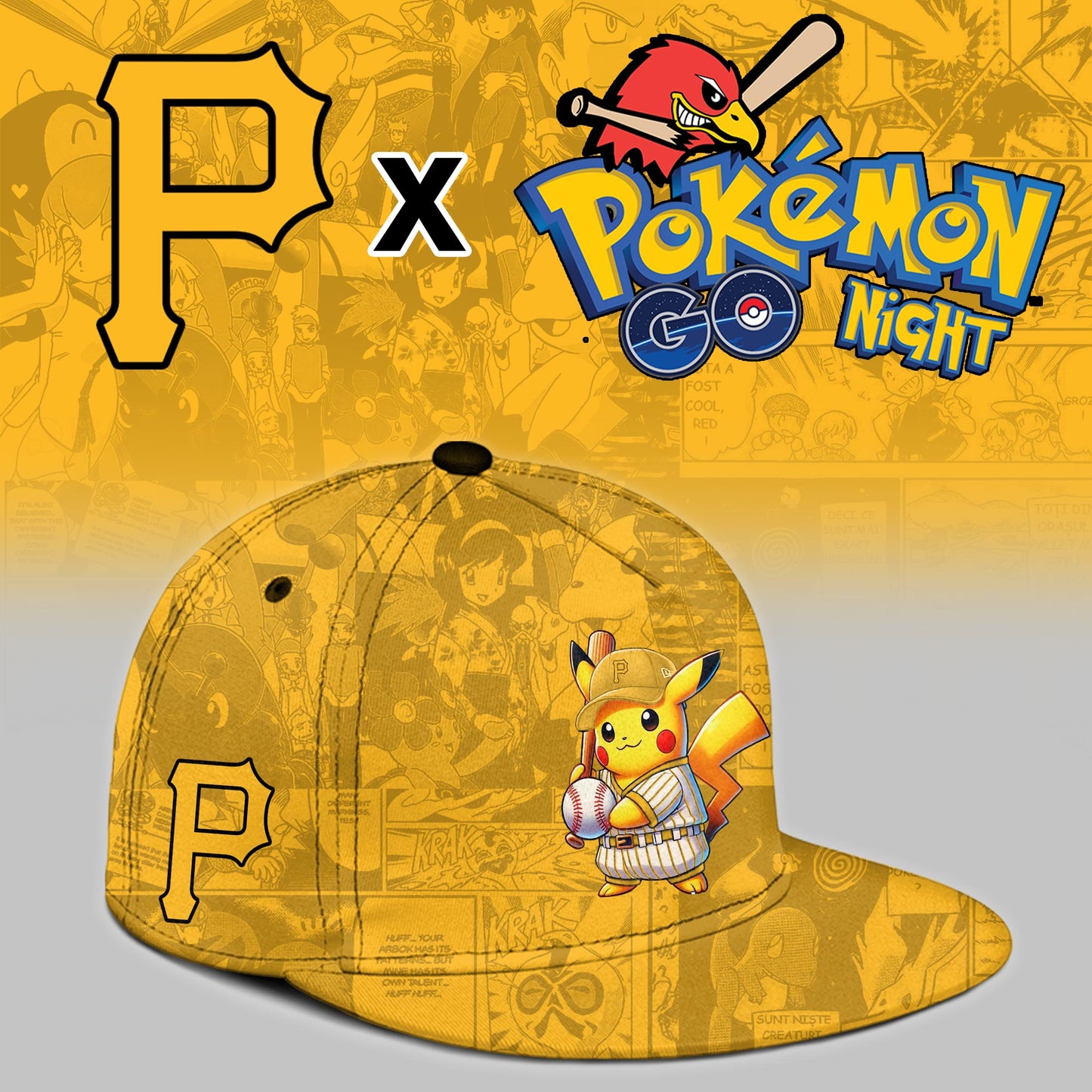 Pittsburgh Pirates 2025 Pokémon GO Night Limited Jersey | TJ60