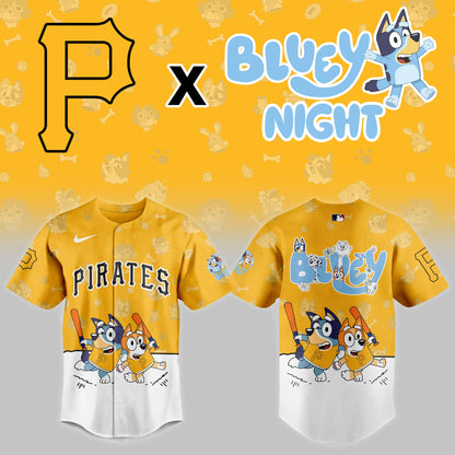 Pittsburgh Pirates 2025 Bluey Night Event Limited Jersey | OC28