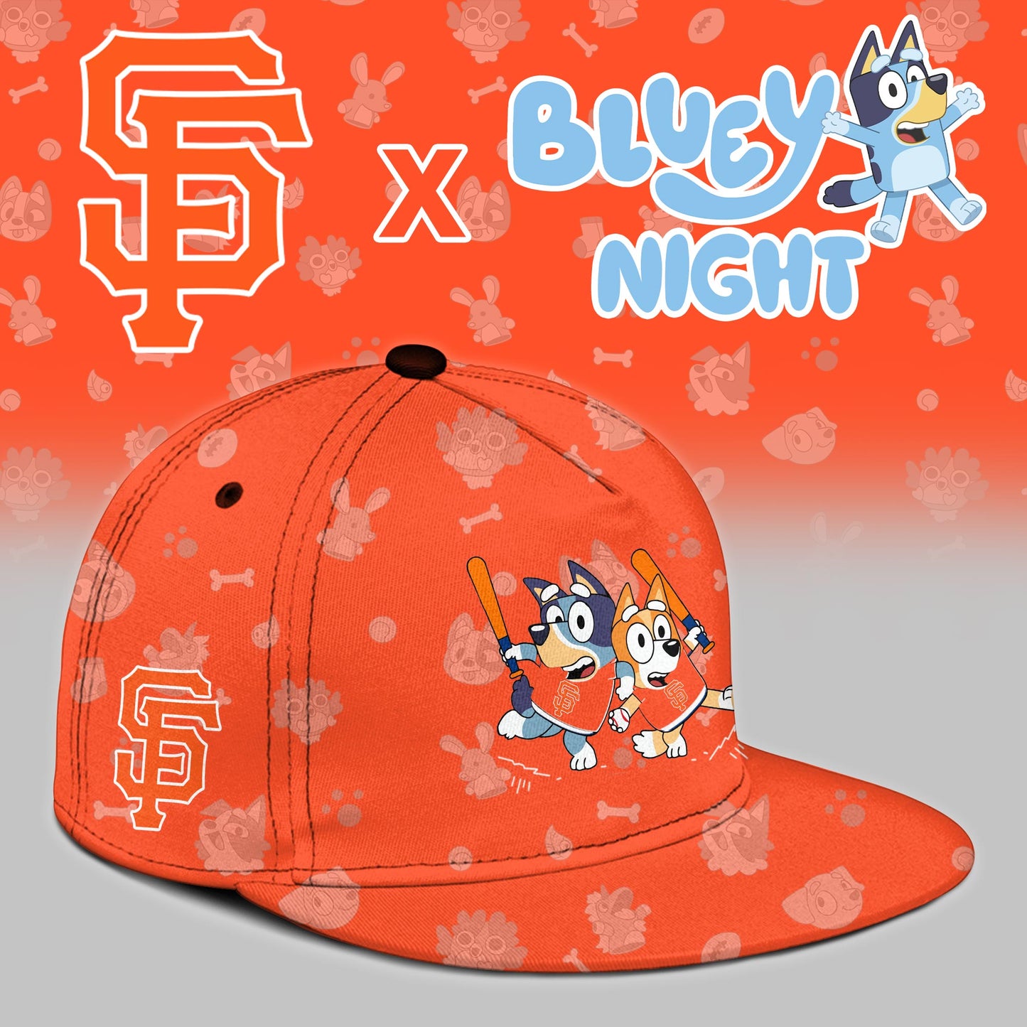 San Francisco Giants 2025 Bluey Theme Night Limited Jersey | WS40