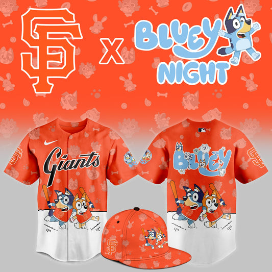 San Francisco Giants 2025 Bluey Theme Night Limited Jersey | WS40
