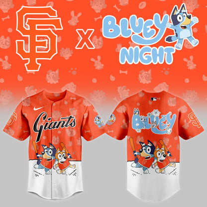 San Francisco Giants 2025 Bluey Theme Night Limited Jersey | WS40
