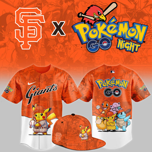 San Francisco Giants 2025 Pokémon GO Night Limited Jersey | MD52