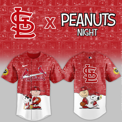 StLouis Cardinals 2025 Peanuts Night Game Limited Jersey | JA38