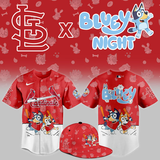 St.Louis Cardinals 2025 Bluey Night Game Limited Jersey | QN63