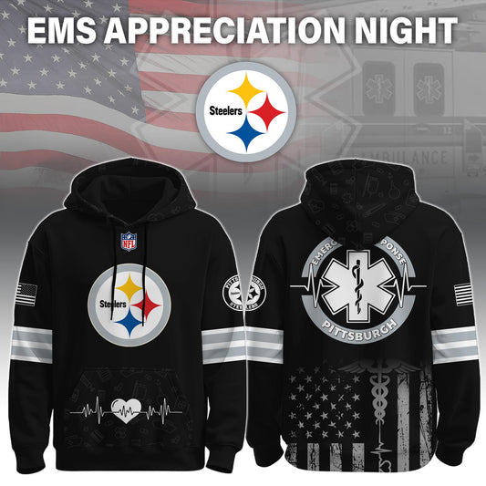 Pittsburgh Steelers x EMS Appreciation Night Game Hoodie