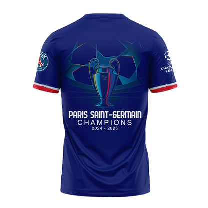 _Paris Saint-Germain F.C Champions League Winner 2025 T.Shirt #2