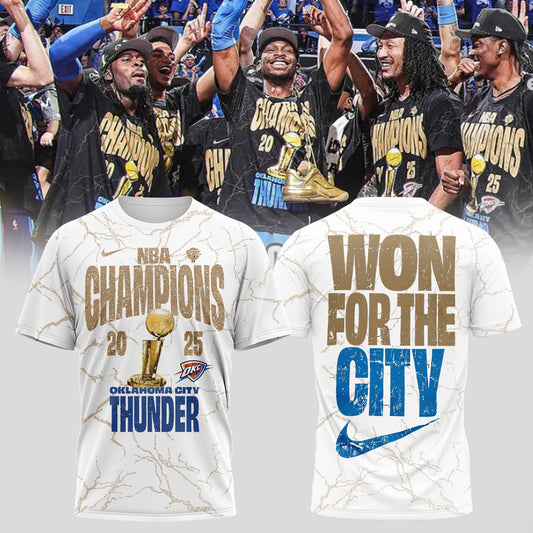 _ OKlahoma City Thunder NBA Champions 2025 T-Shirt