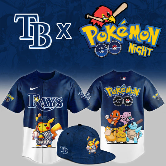 Tampa Bay Rays 2025 Pokémon GO Night Limited Jersey | YJ70