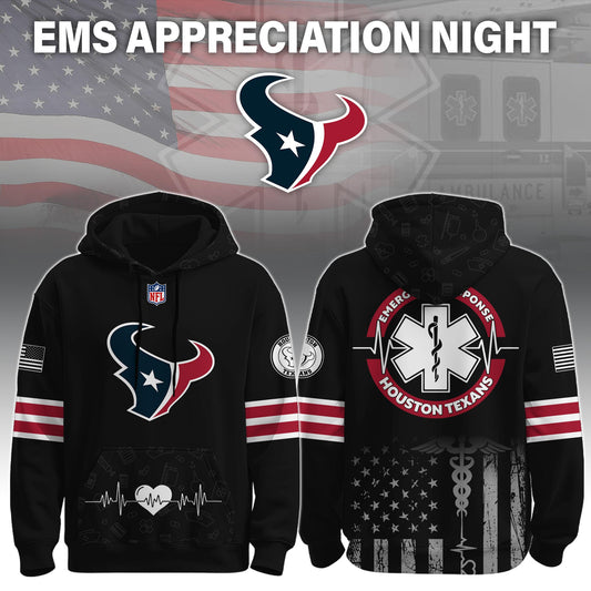 Houston Texans x EMS Appreciation Night Game Hoodie