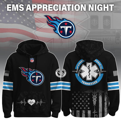 Tennessee Titans x EMS Appreciation Night Game Hoodie