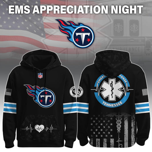 Tennessee Titans x EMS Appreciation Night Game Hoodie